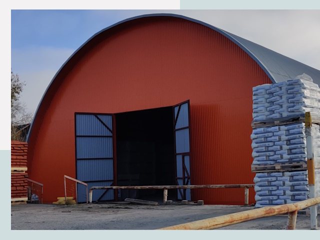 Полукруглые ангары по цене от 618 руб. в Первоуральск