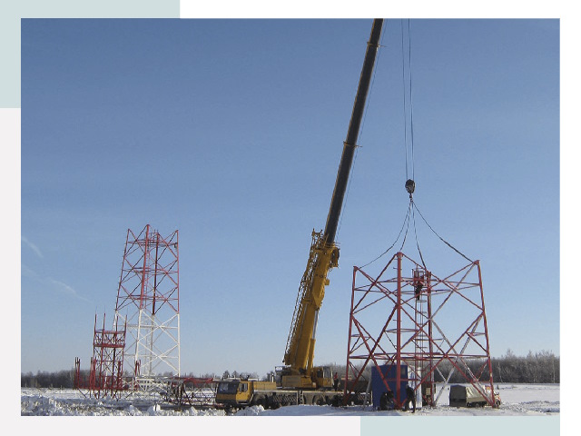 Монтаж вышек связи в Первоуральске