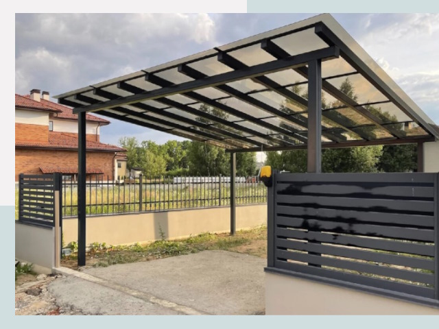 Металлические навесы в Первоуральск от 618 руб. за м²