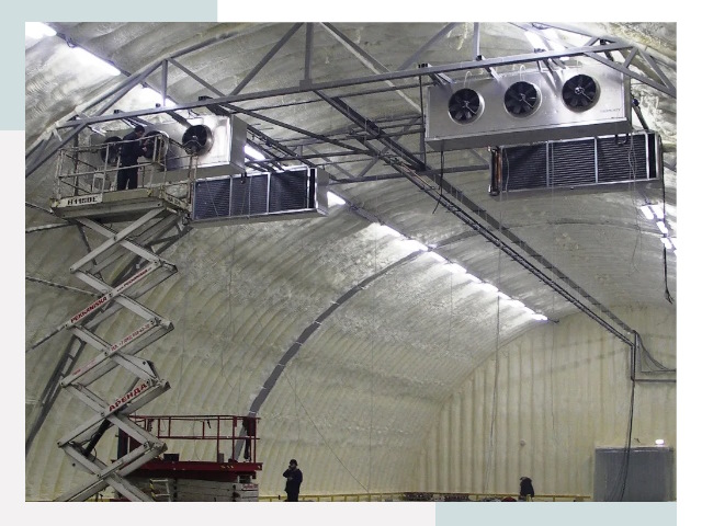 Оснащение ангаров в Первоуральске