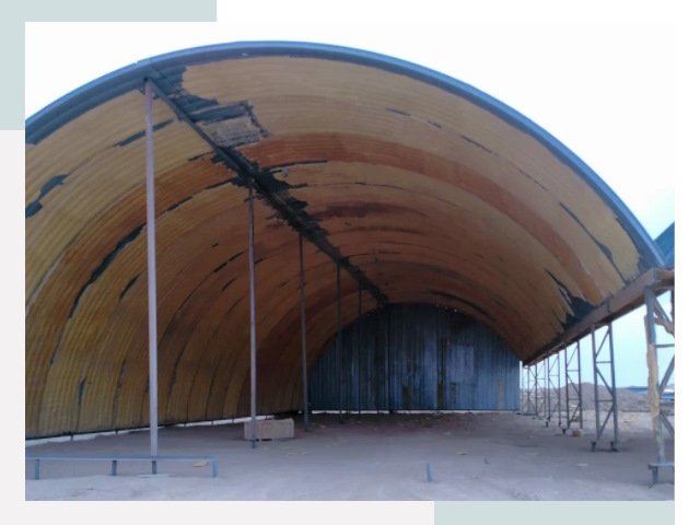 Реконструкция ангаров в Первоуральске